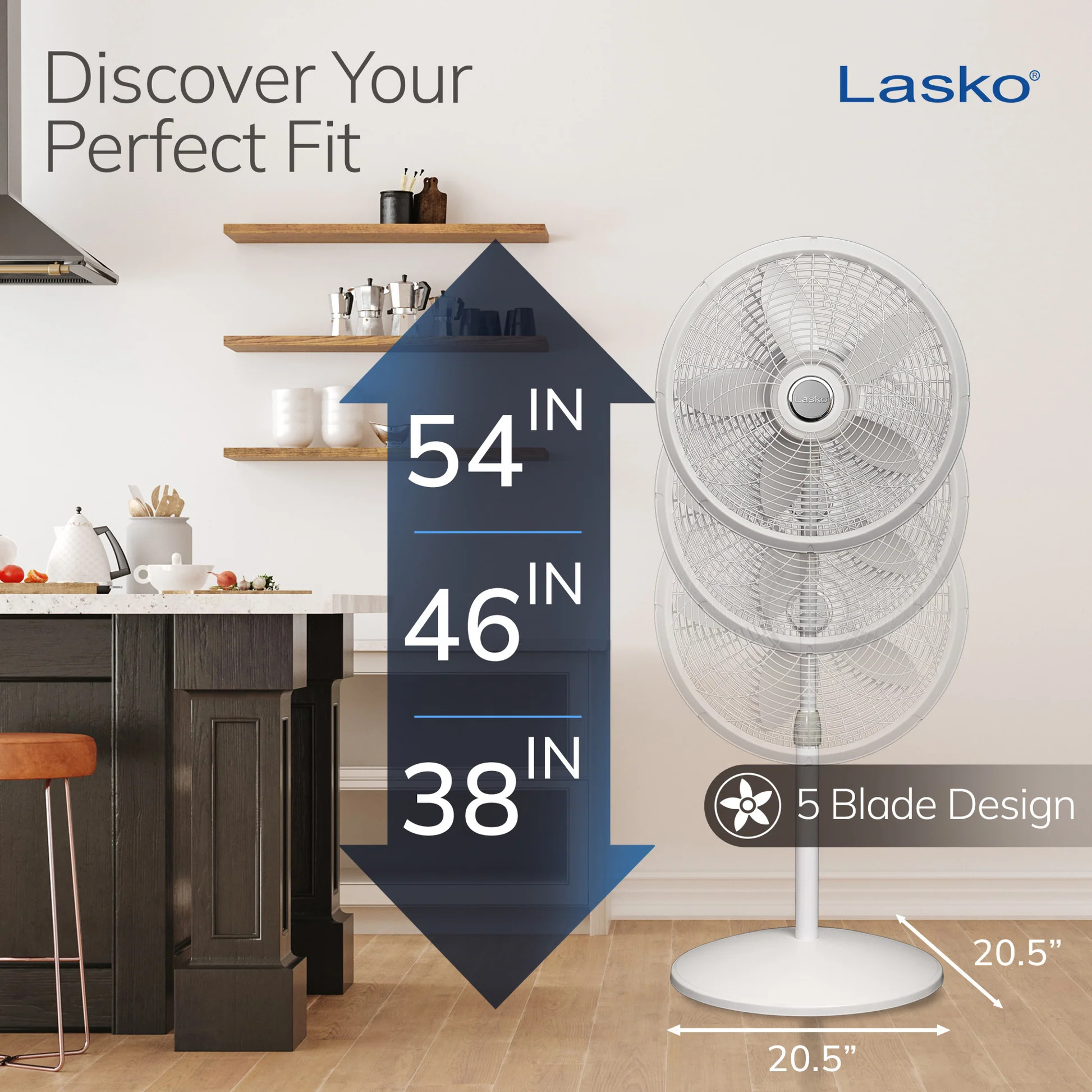 Lasko Performance 18 Inch Pedestal Fan
