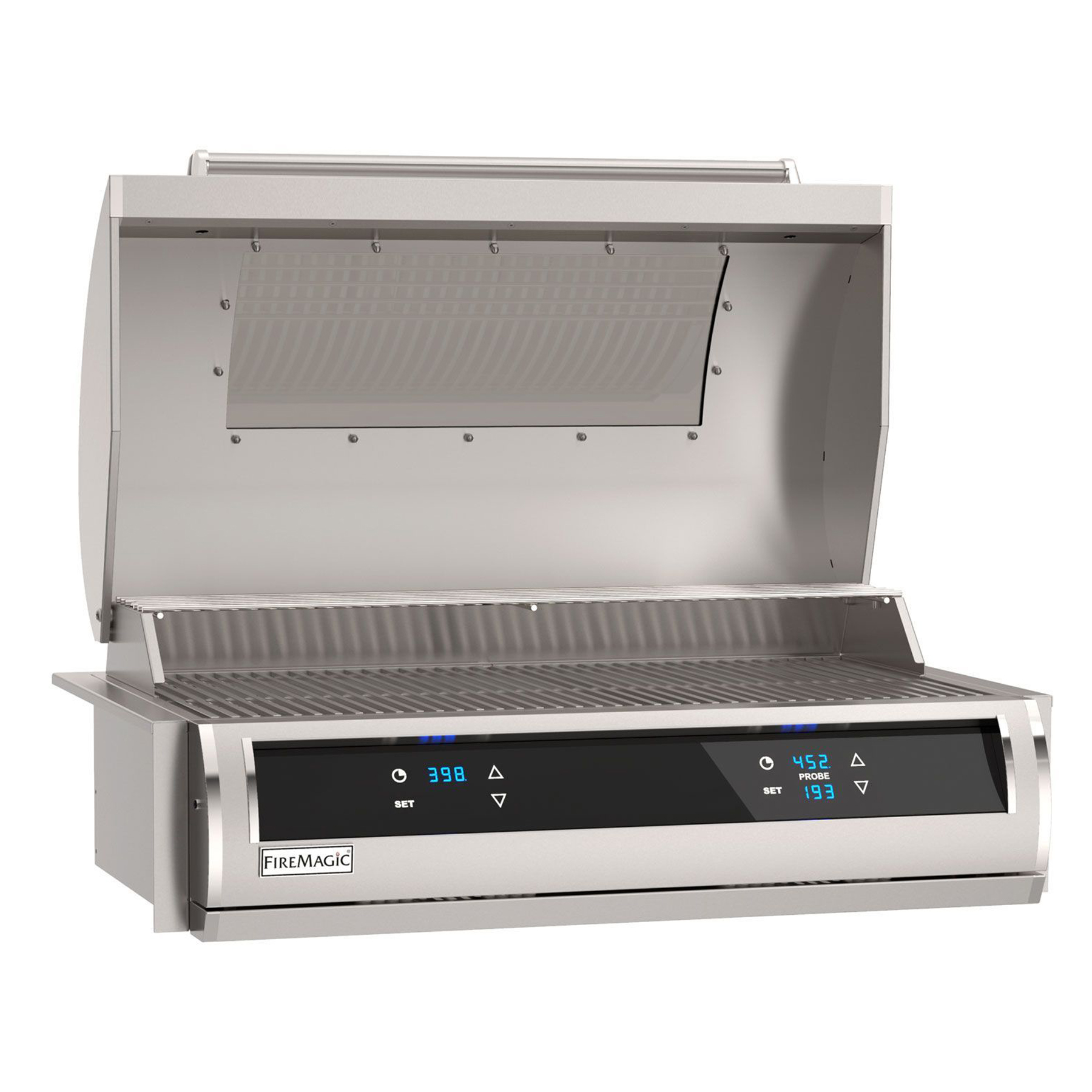 Fire Magic 30 Inch Accessible Patio Mount Electric Grill with Dual Controls and Window