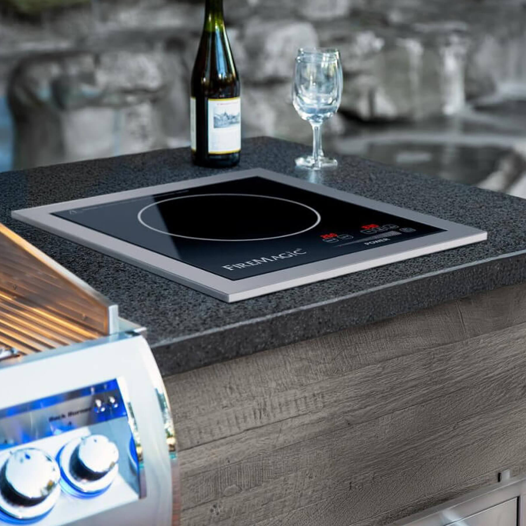 Fire Magic Built-In Outdoor Electric Induction Cooktop
