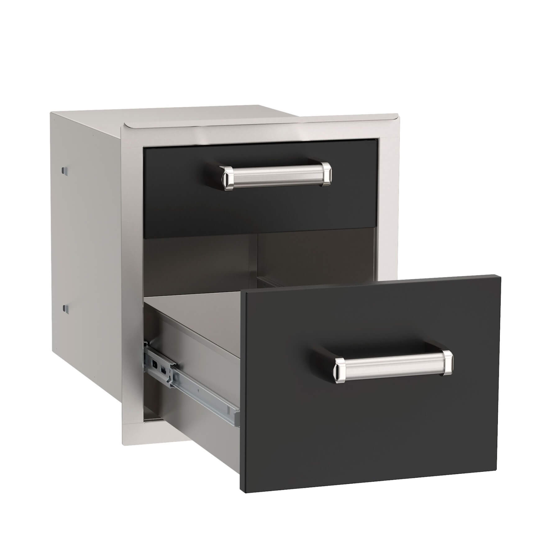 Fire Magic Echelon Black Double Drawer