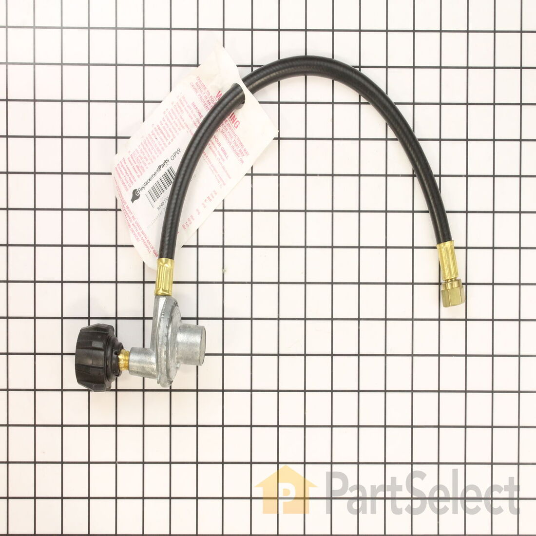 Broilmaster Propane Hose and Regulator for Stainless Cart-Mounted Gas Grills