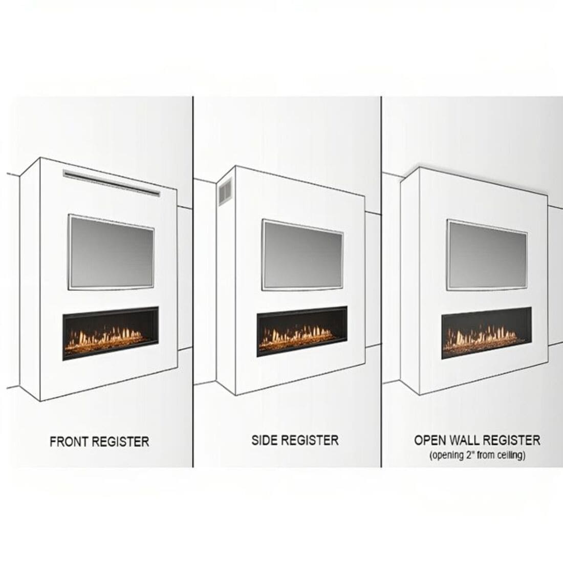 Majestic 48 Inch Venting Trim for Front Discharge Passive Heat Management Kits