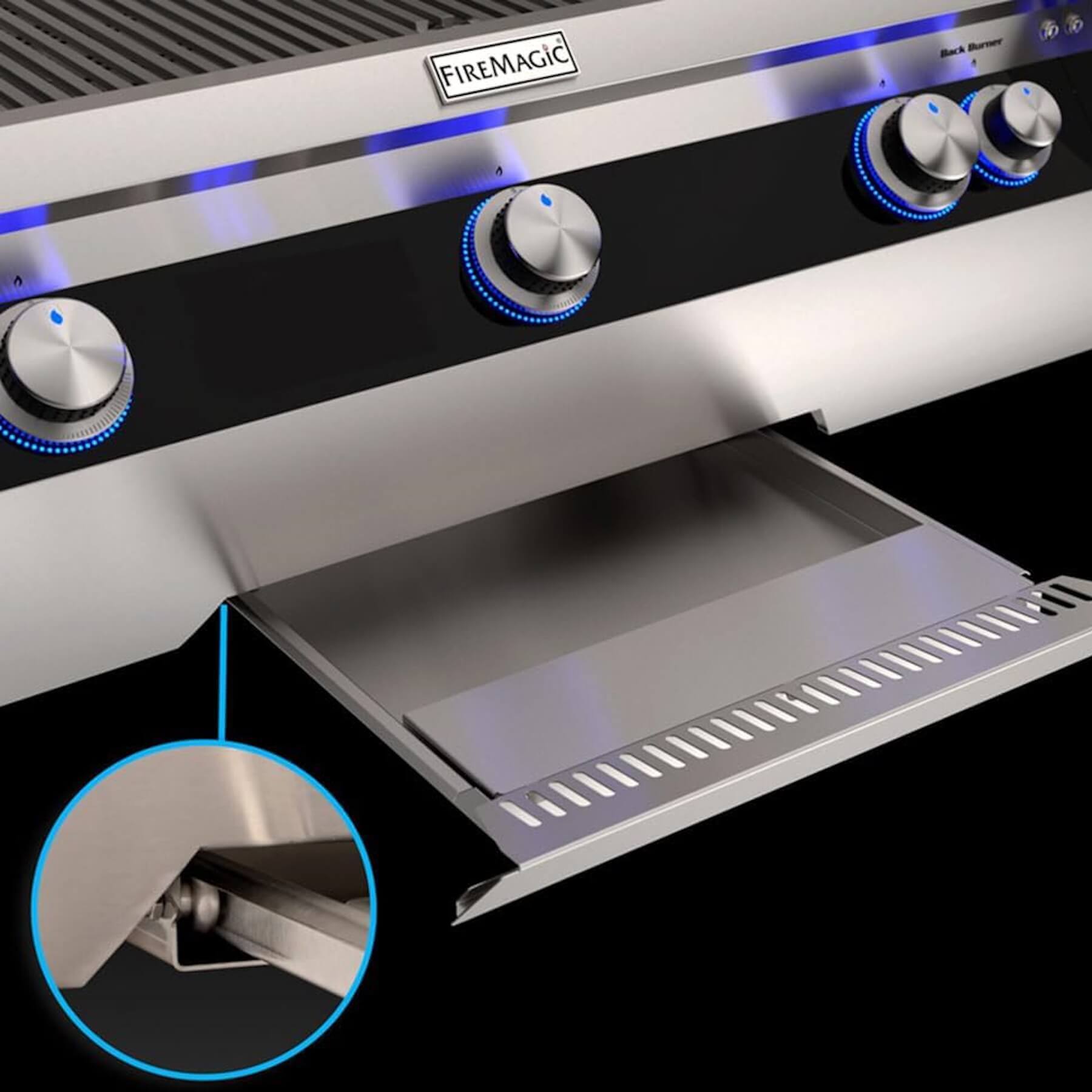 Fire Magic Echelon 36 Inch Built-In Gas Grill with Analog Thermometer