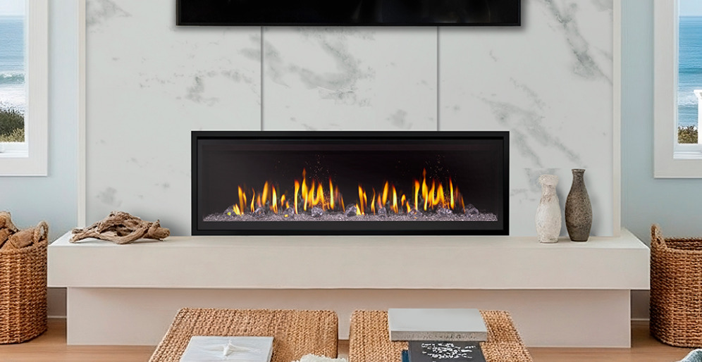 Simplifire Allusion Edge 60 Inch Linear Electric Fireplace