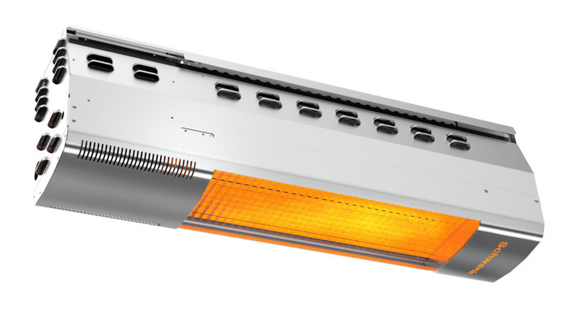 Schwank bistroSchwank 50K BTU Stainless Steel 2 Stage Infrared Natural Gas Heater