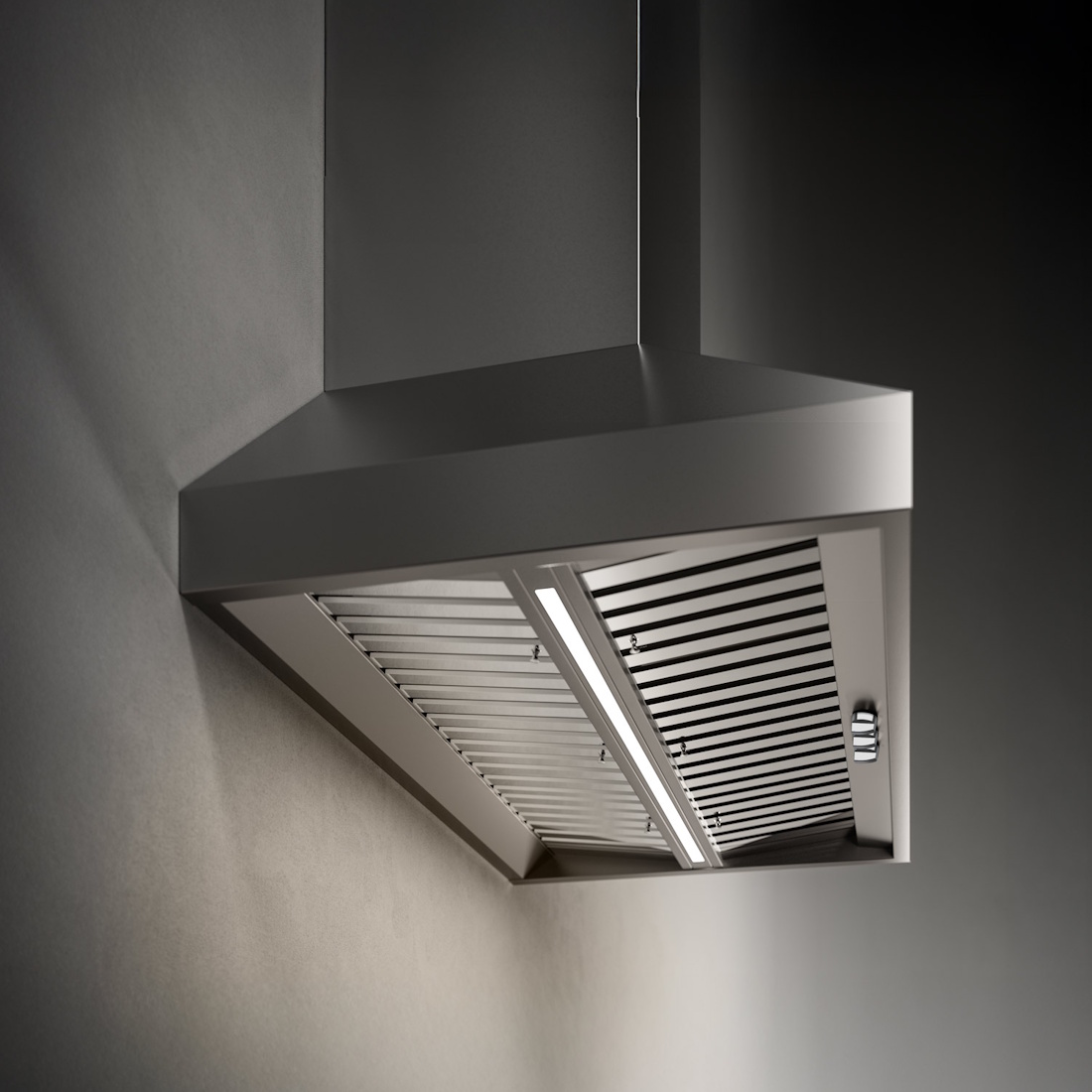 Falmec Pyramid 42 Inch Stainless Steel 1200 CFM Wall Mount Outdoor Hood