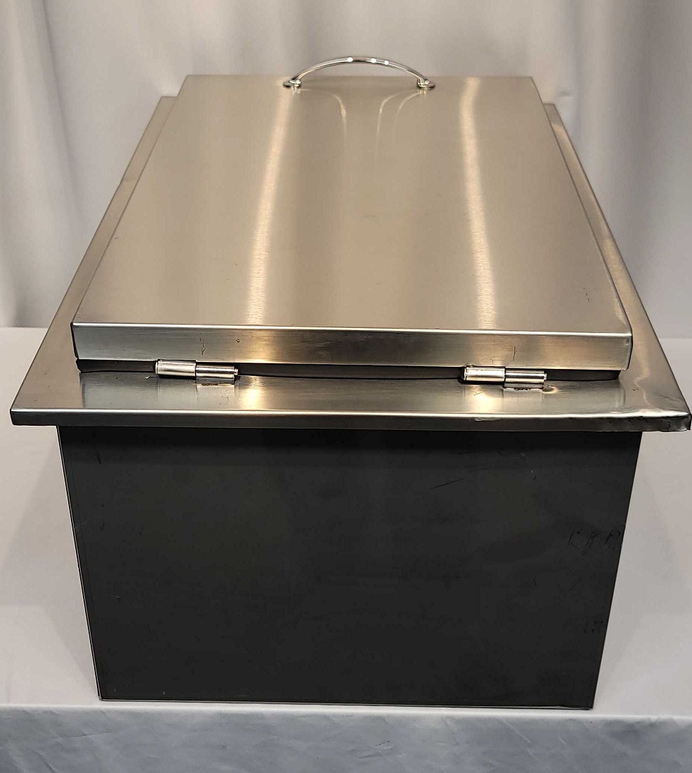 (Open Box Item) - Summerset 17 x 24 Inch Drop-in Cooler for Outdoor Kitchens