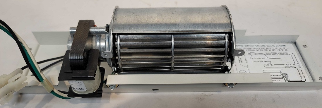 (Open Box Item) - Empire White Automatic Blower for Infrared and Blue Flame Heaters