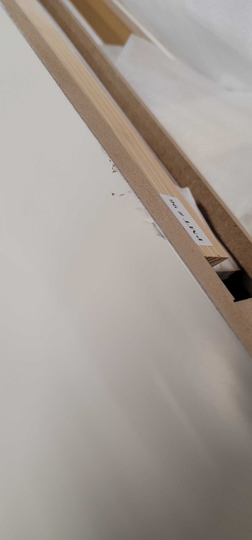 (Open Box Item) - Pearl Mantels 618 Crestwood MDF Fireplace Mantel Shelf in White