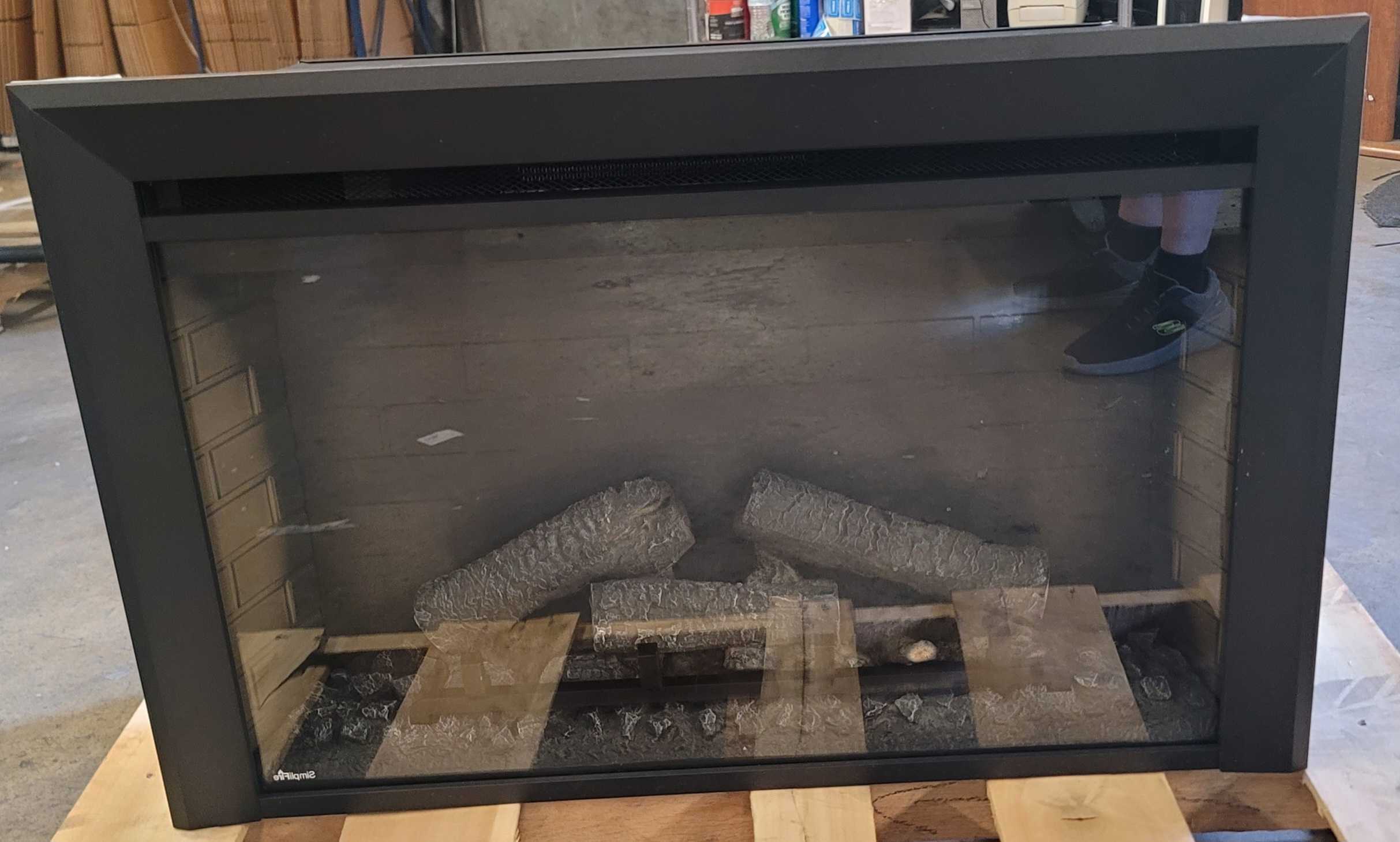 (Open Box Item) - SimpliFire 35 Inch Electric Fireplace Insert