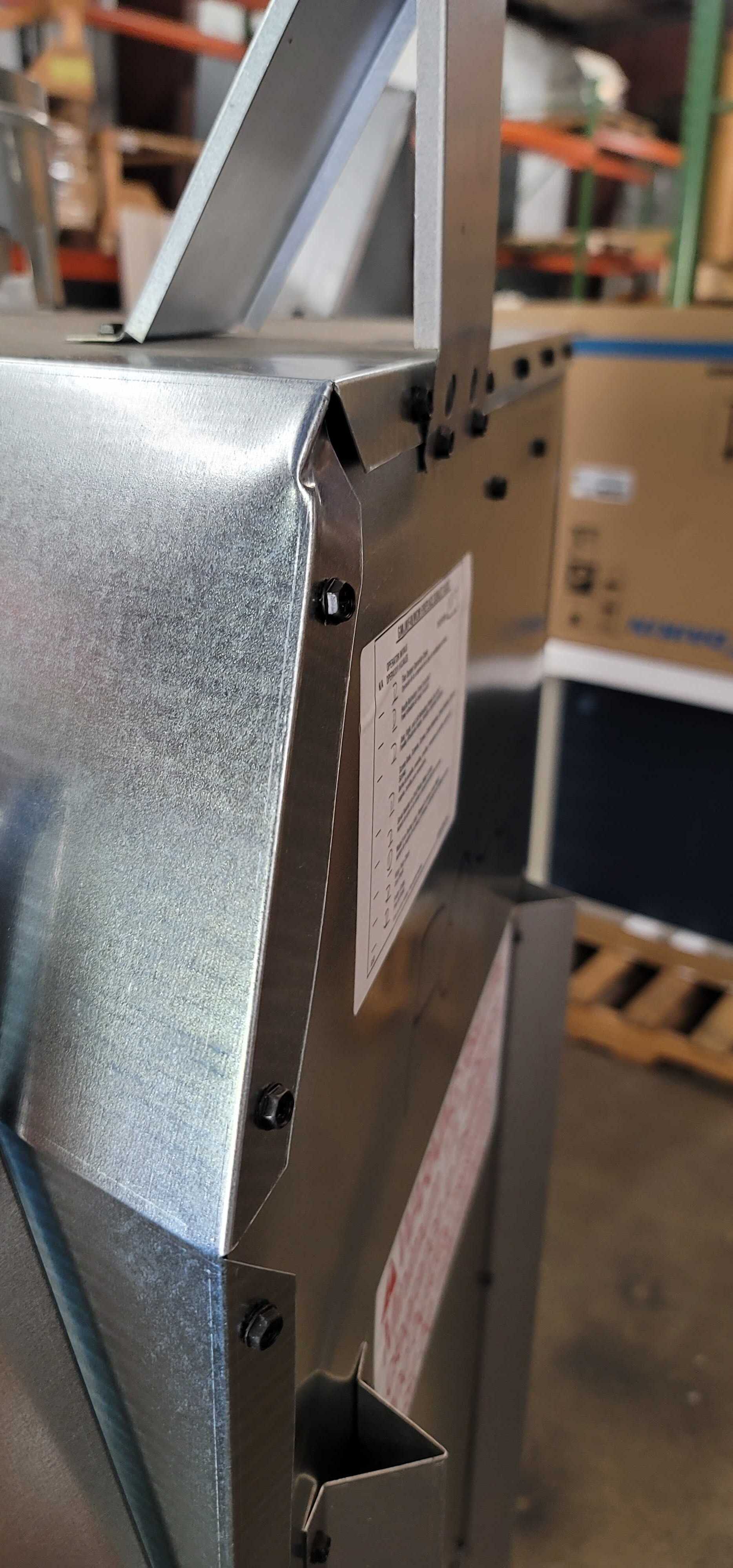 (Open Box Item) - Superior WRE4550 Custom Series 50 Inch Outdoor Wood-Burning Fireplace with White Stacked Panels