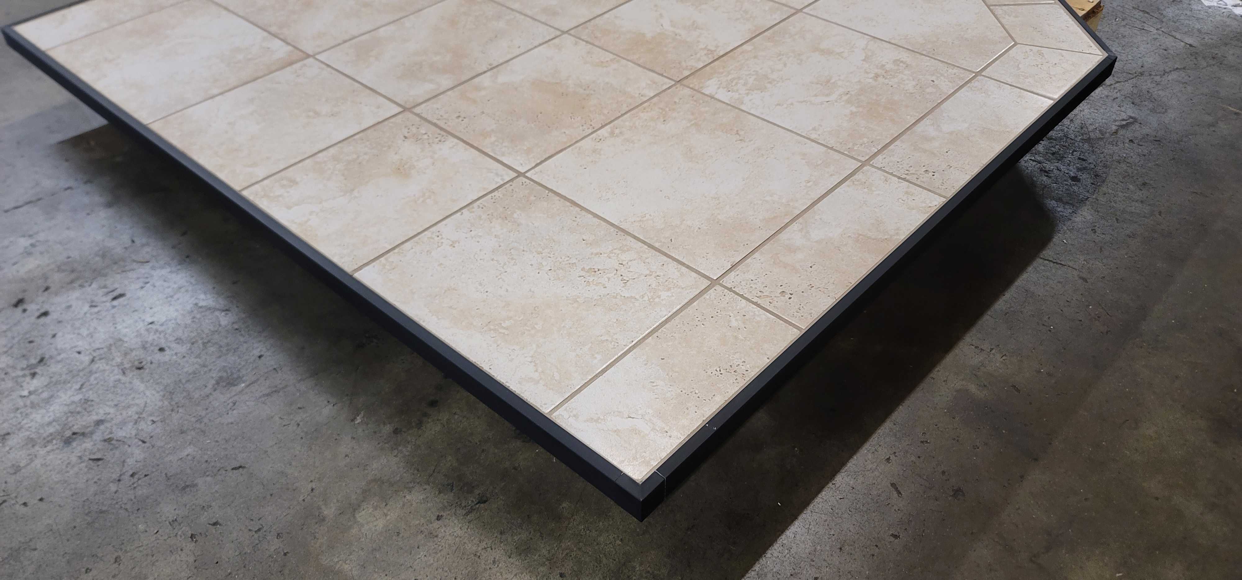 (Open Box Item) - American Panel 54 x 54 Carmel Original Edge Type 2 Hearth Board