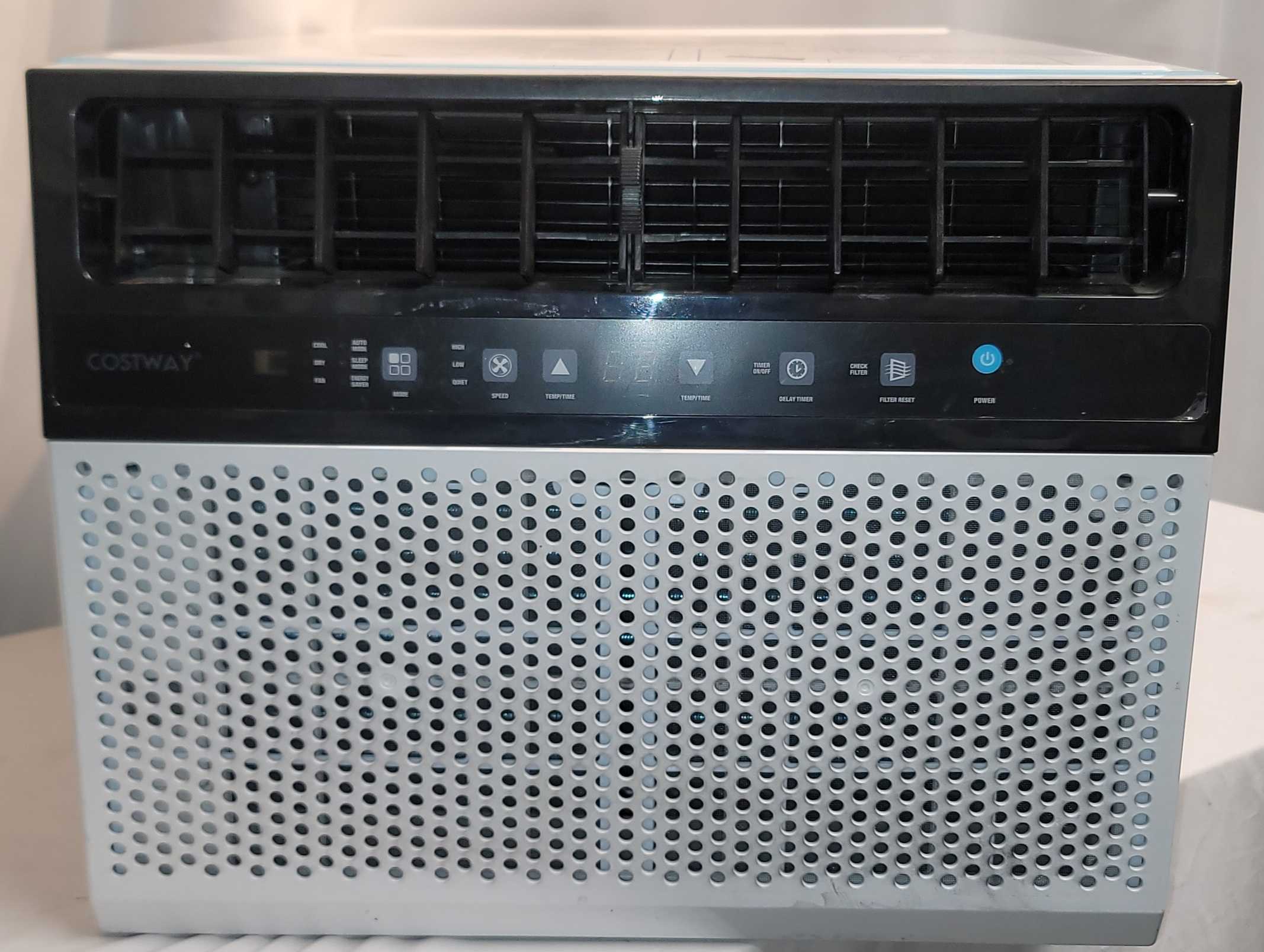 (Open Box Item) - Costway 12K BTU AHRAE Remote Control Window Air Conditioner