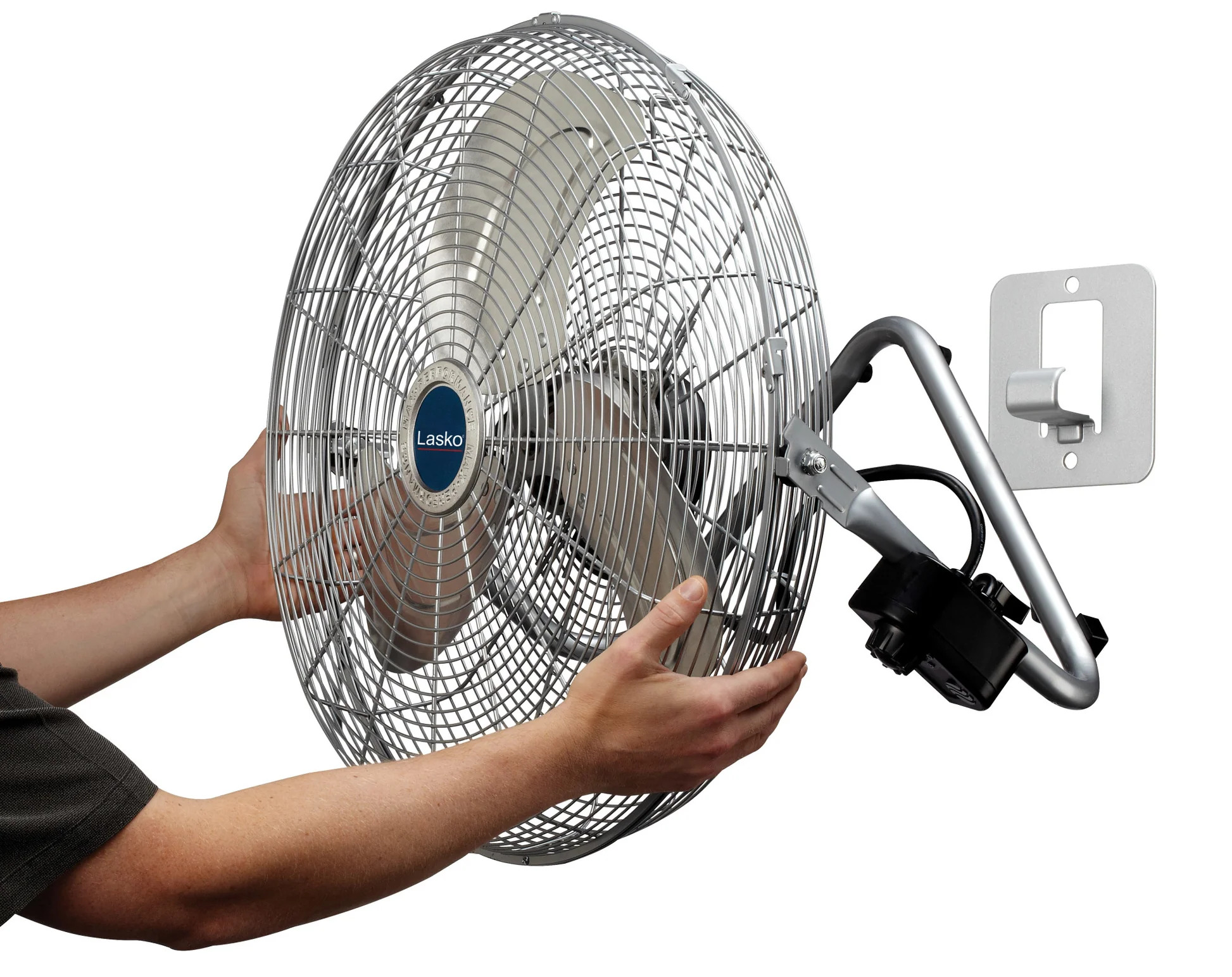 Lasko QuickMount 20 Inch High Velocity Floor and Wall Mount Fan