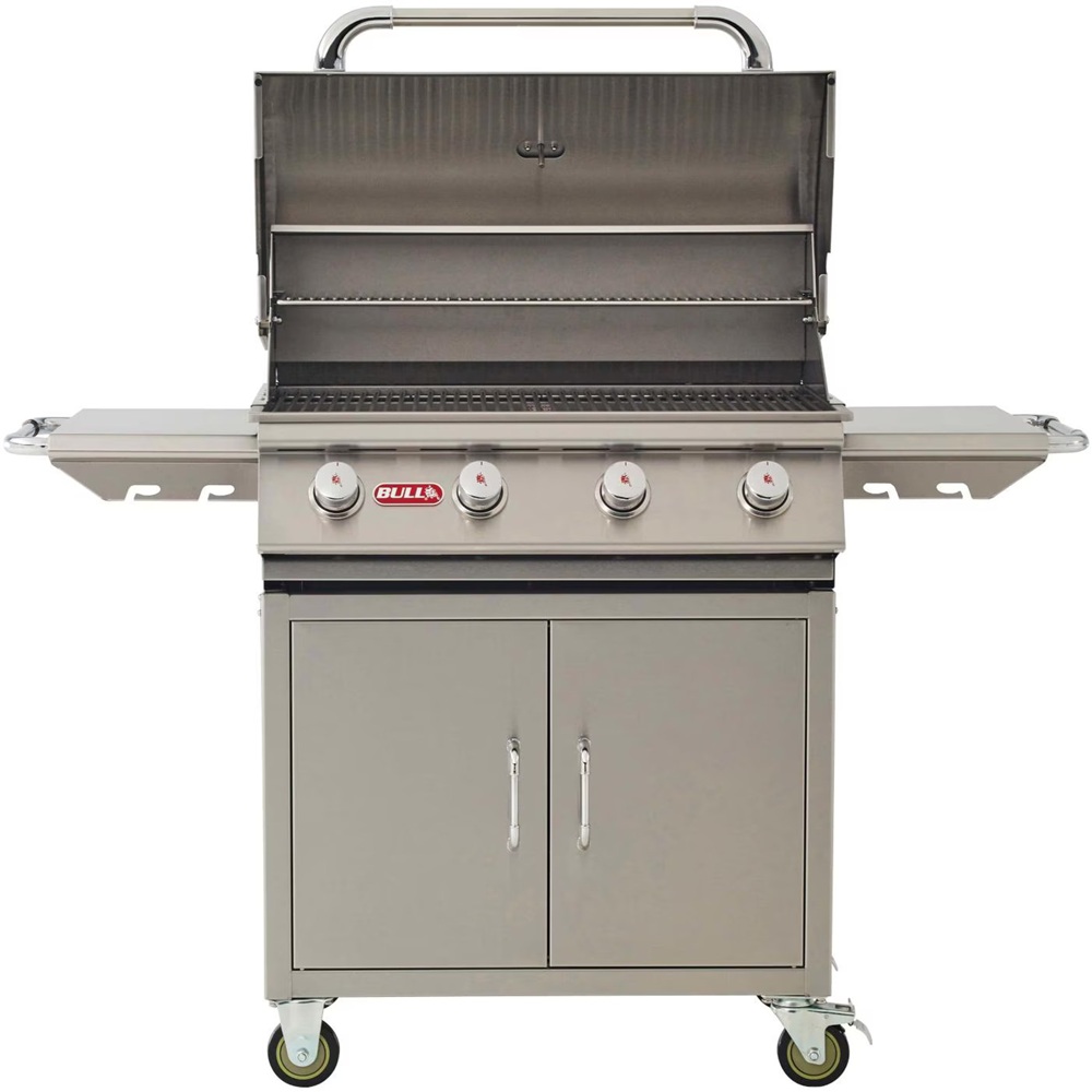 Bull Outdoors 30 Inch Outlaw Stainless Steel Gas Grill with Cart