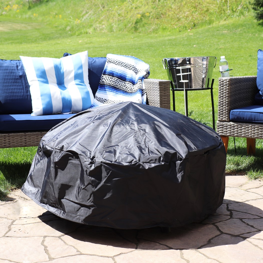 Sunnydaze Heavy-Duty Fire Pit Cover for 40 Inch Round Fire Pits