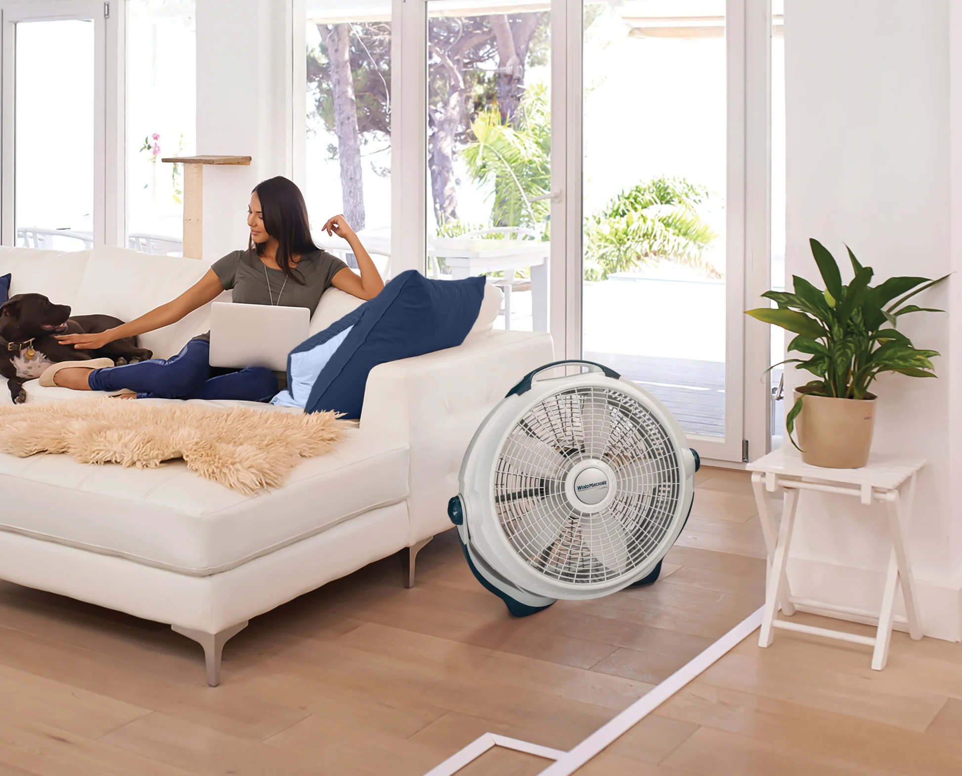 Lasko Wind Machine 20 Inch Air Circulator Floor Fan