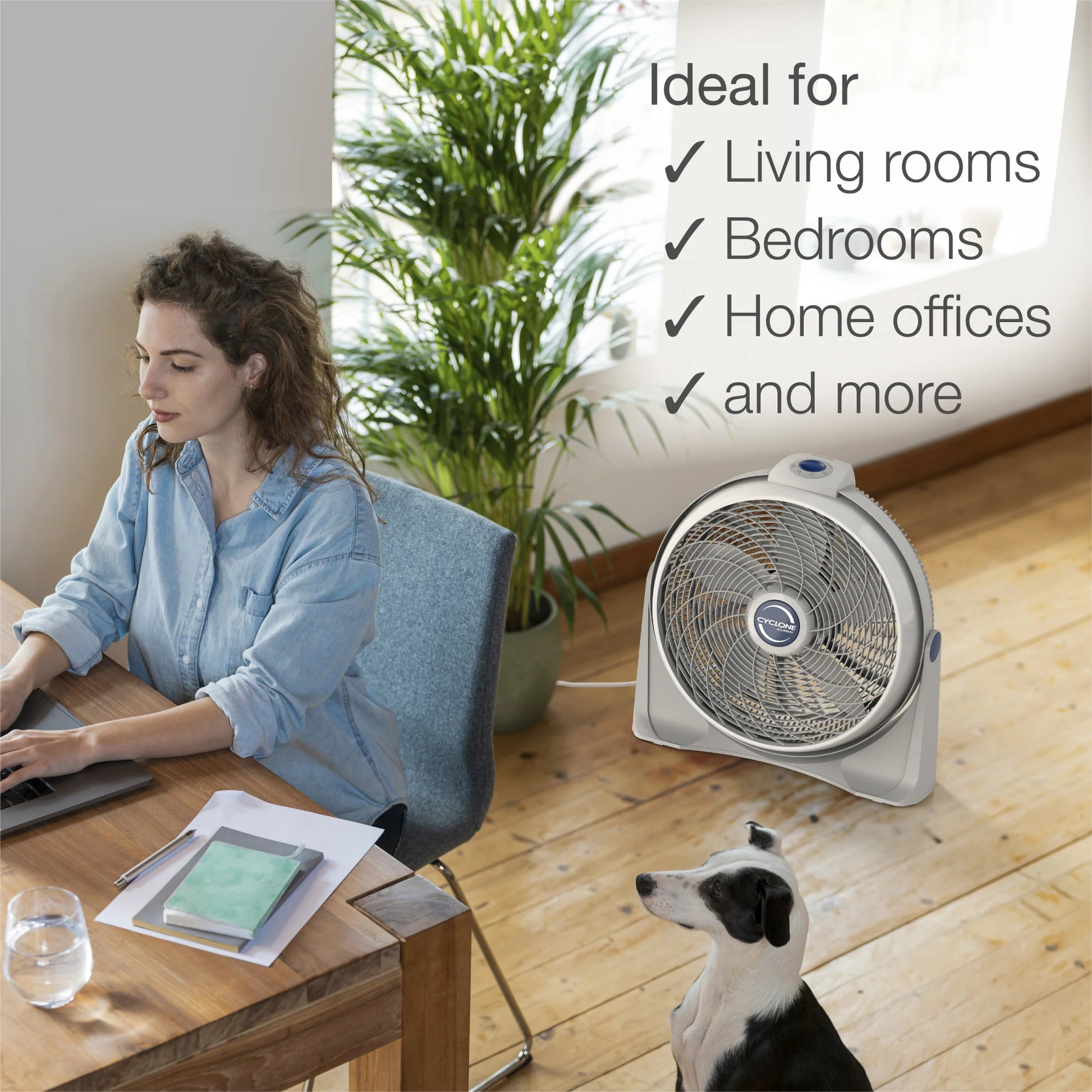 Lasko Cyclone 20 Inch Air Circulator Floor Fan