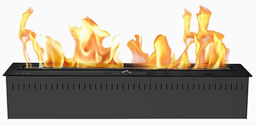 Bio Flame 38 Inch Remote Control Ethanol Fireplace Burner