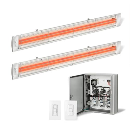 Infratech 2-Heater CD600 Kit with Universal 2-Zone Control Panel