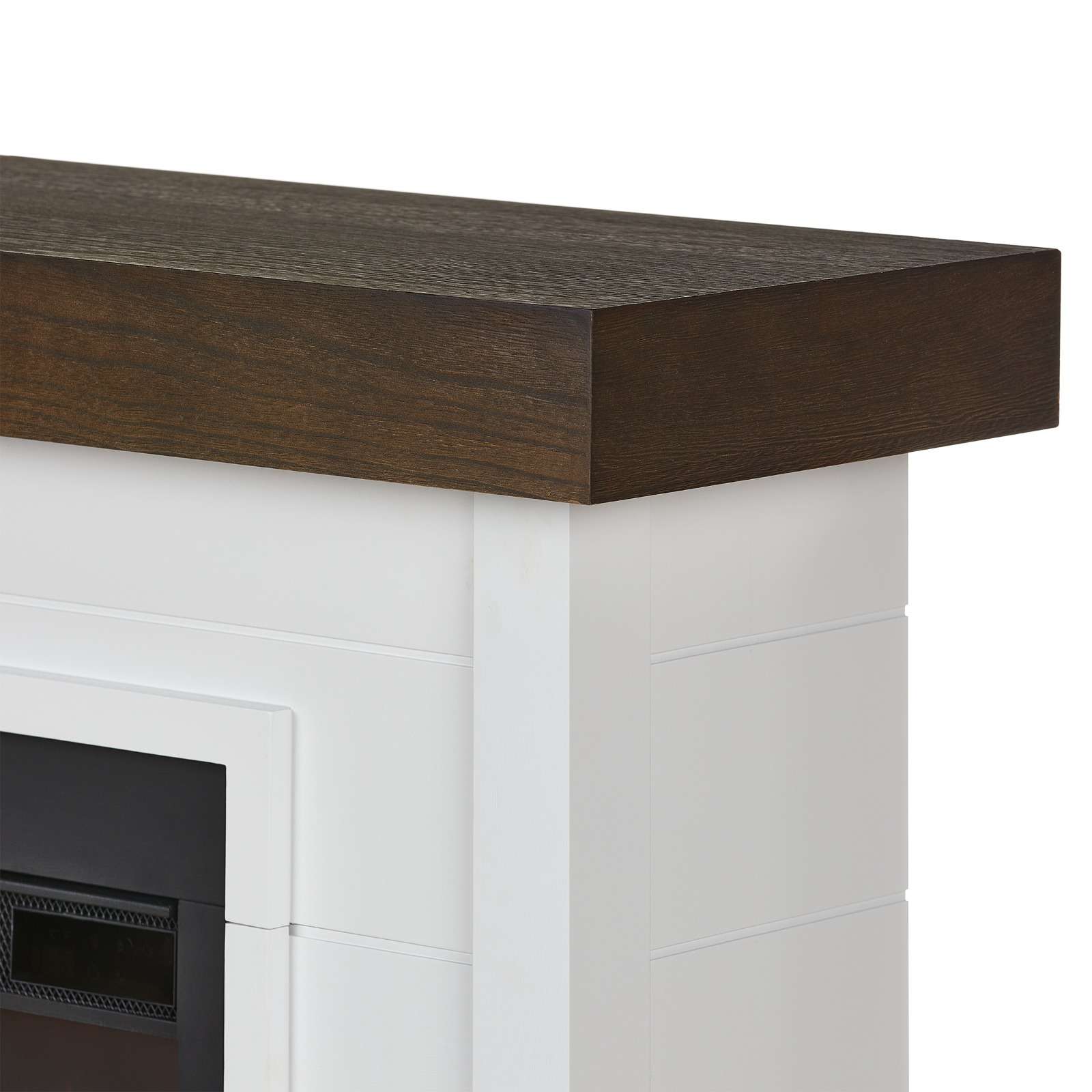 Real Flame 67 Inch Bernice Landscape Electric Fireplace with Mantel