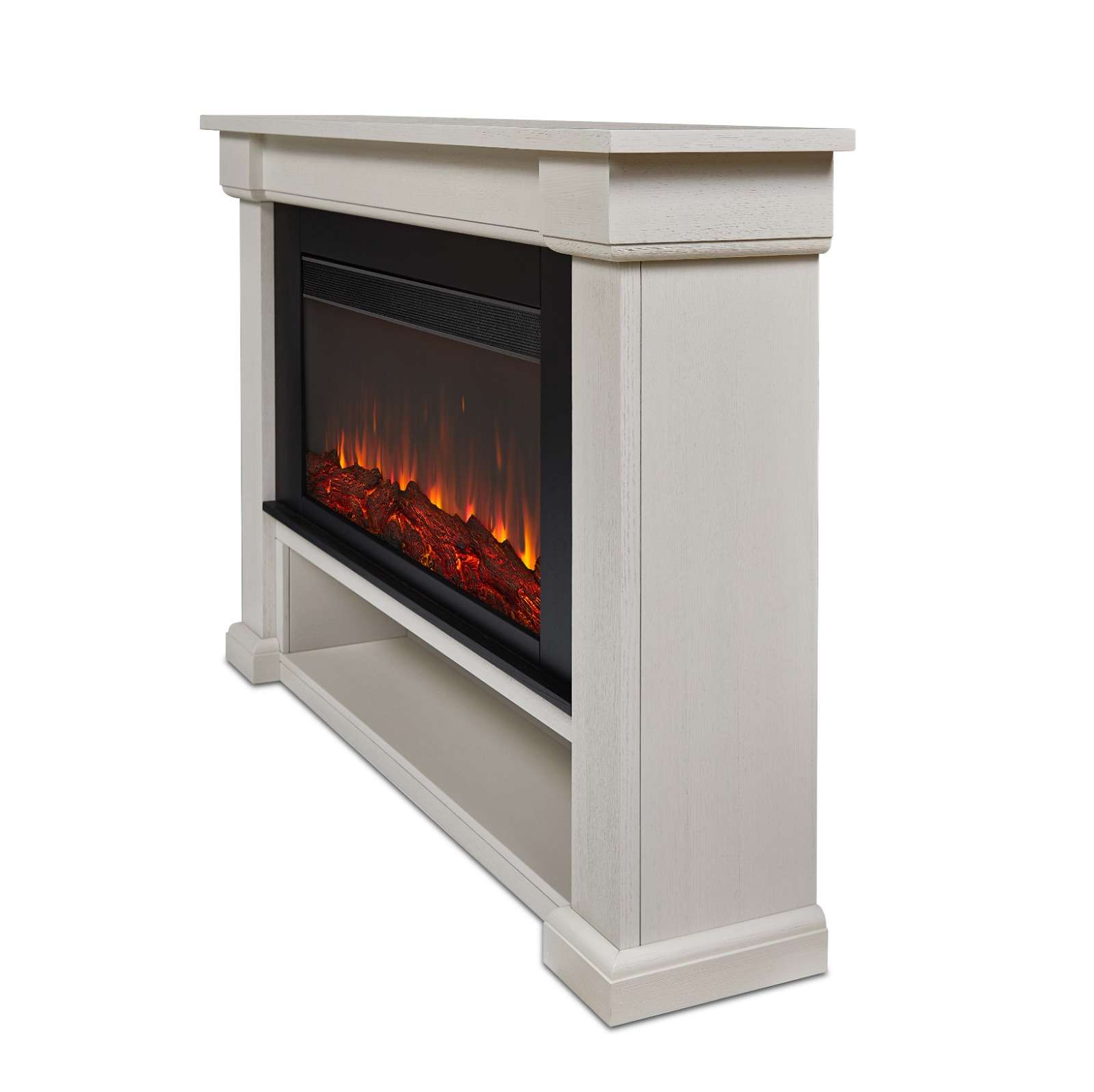 Real Flame 69 Inch Sonia Landscape Electric Fireplace with Mantel