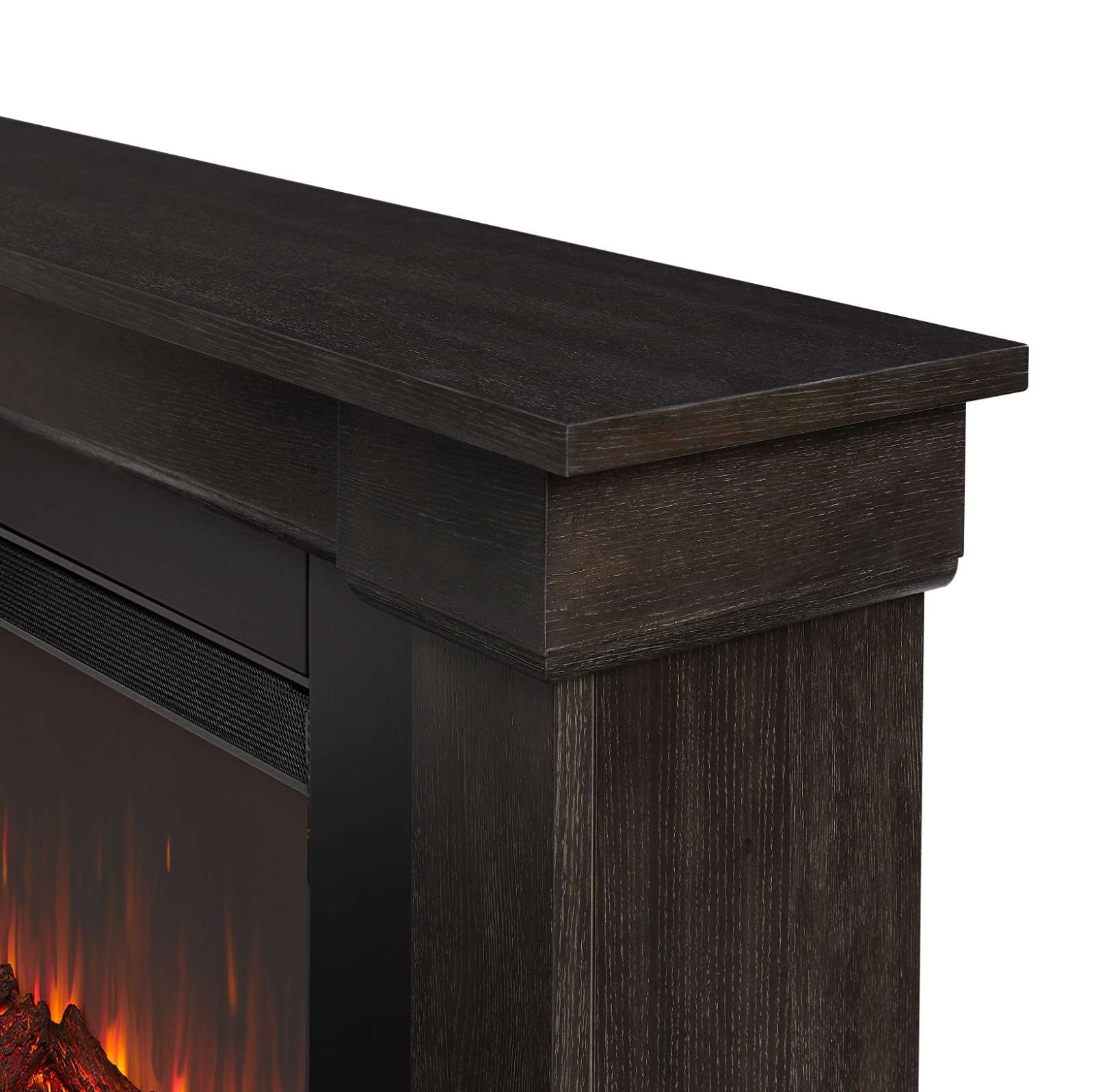 Real Flame 69 Inch Sonia Landscape Electric Fireplace with Mantel