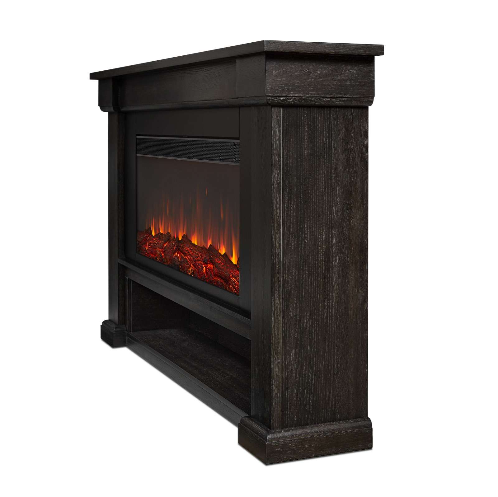 Real Flame 69 Inch Sonia Landscape Electric Fireplace with Mantel