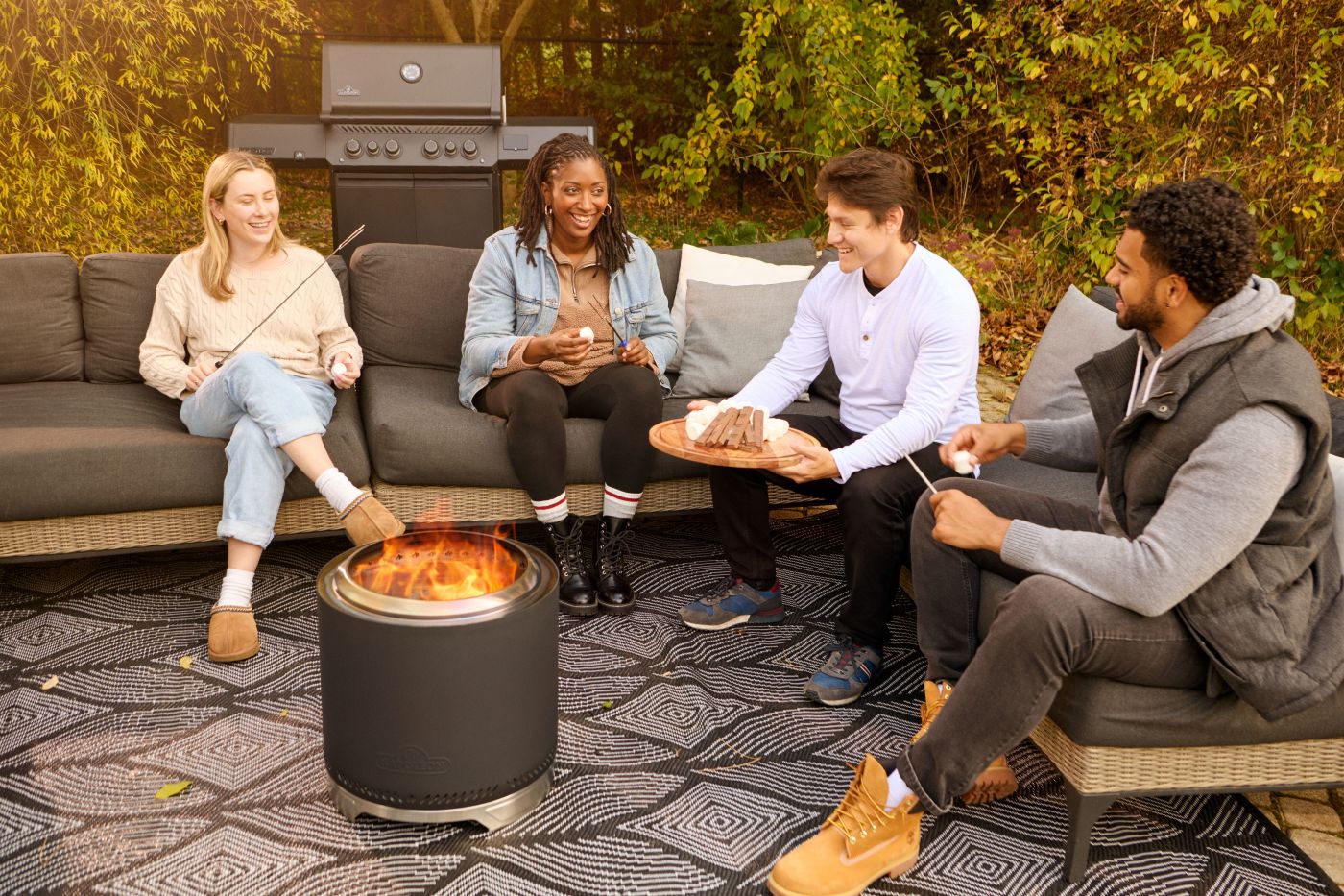 Timberwolf 18 Inch Smokeless Wood Burning Fire Pit