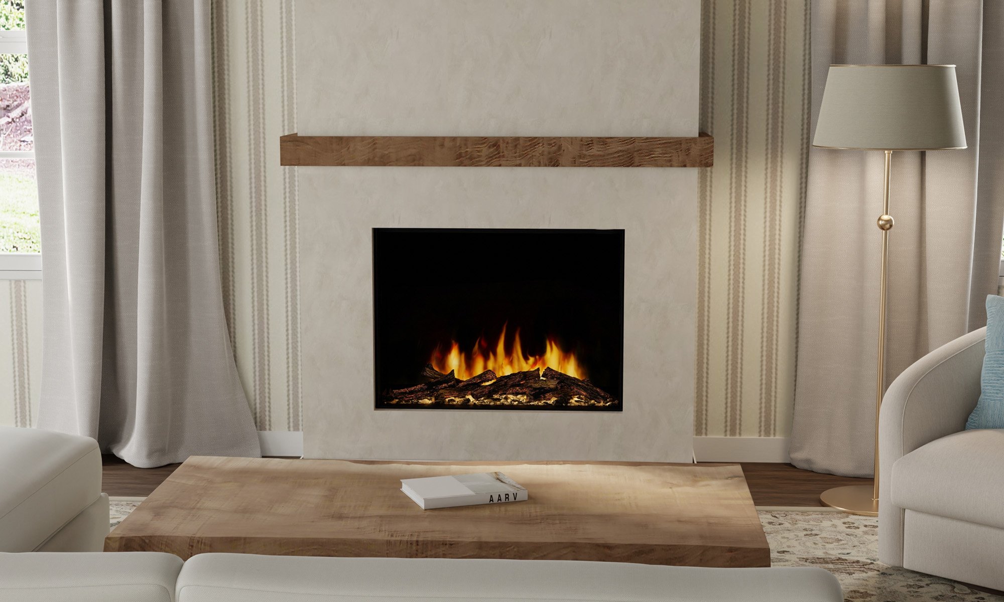 Dimplex 36 Inch Ignite Quest Smart Electric Fireplace