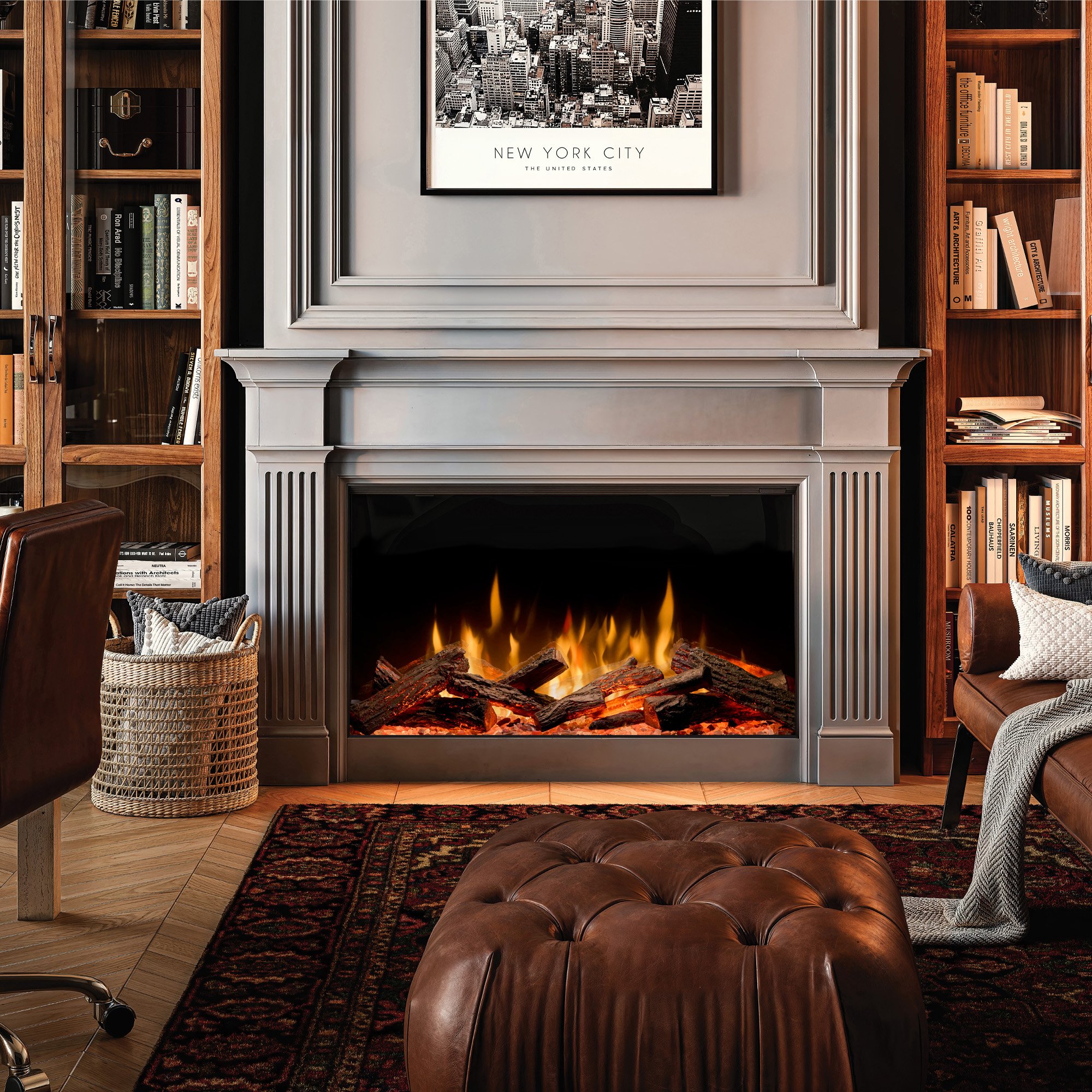 Dimplex 48 Inch Ignite Quest Smart Electric Fireplace