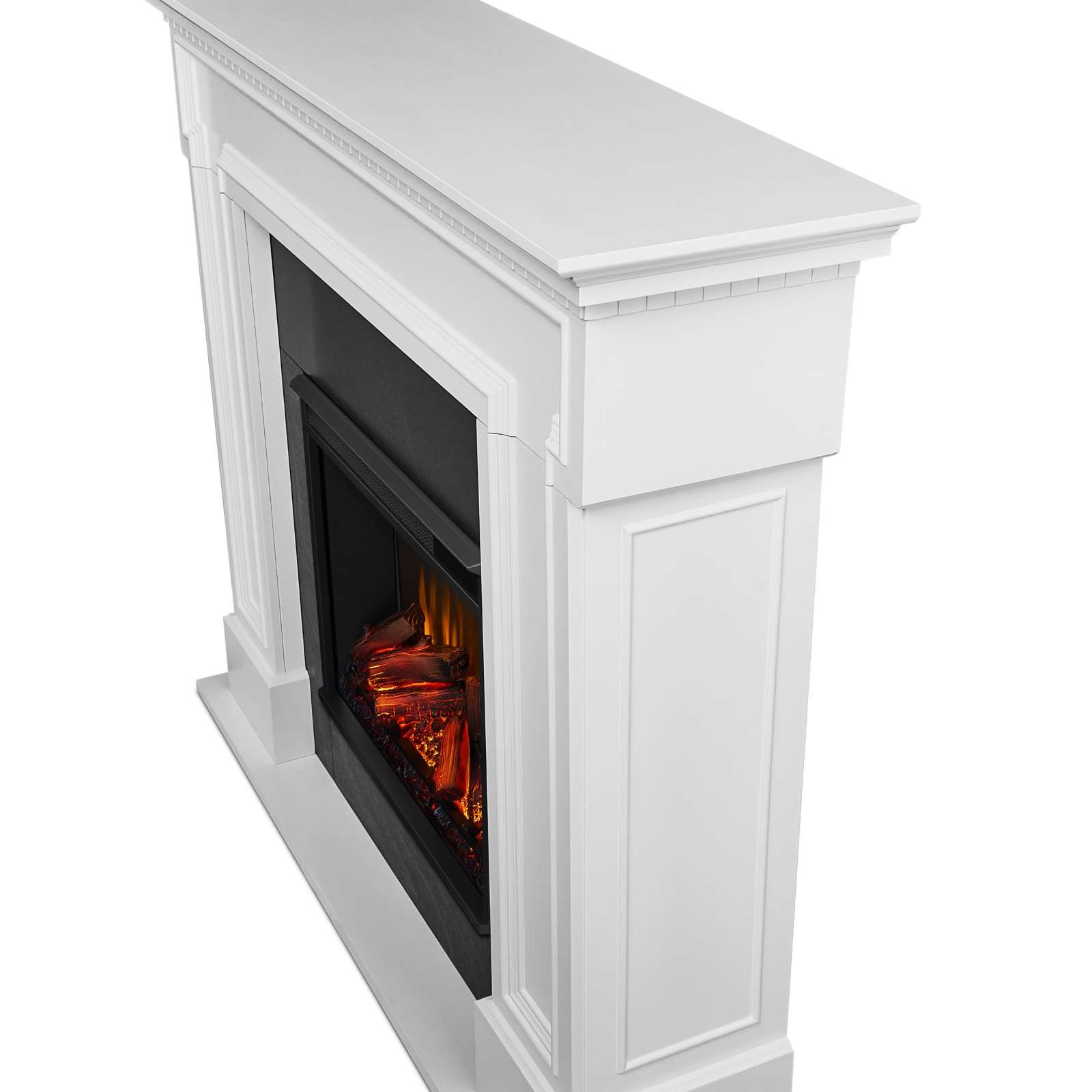 Real Flame 55 Inch Thayer Electric Fireplace with Mantel