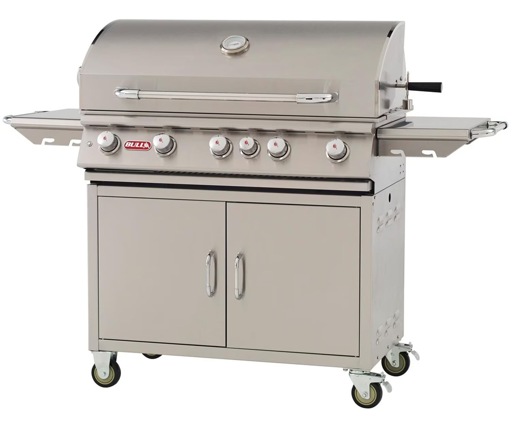Bull Outdoors 38 Inch Brahma Stainless Steel Gas Grill with Cart