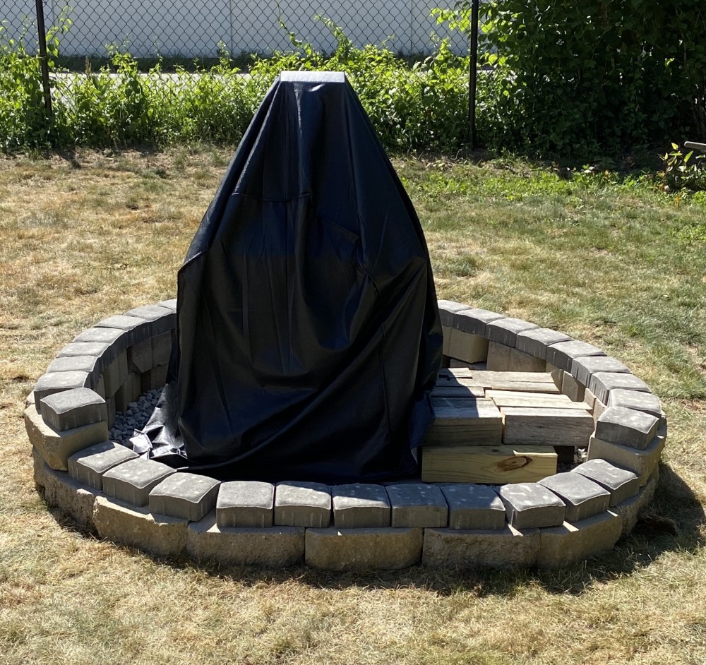 Fire Sense Vinyl Outdoor Patio Fireplace Cover