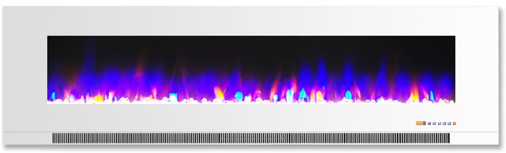 Cambridge 60 Inch Color-Changing Wall Mount Linear Electric Fireplace