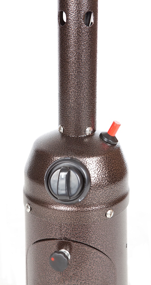Fire Sense Hammer Tone Bronze Finish Table Top Patio Heater - 61322