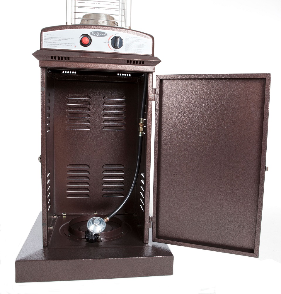Fire Sense 20" Square Flame Patio Propane Gas Heater