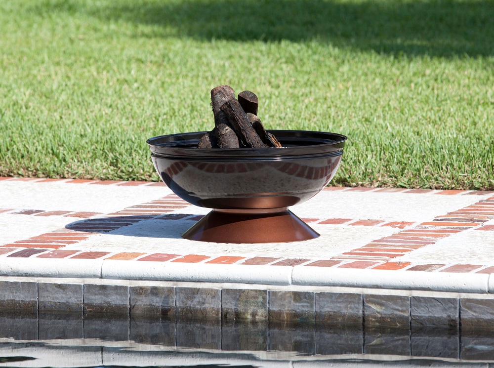 Fire Sense 26" Degano Round Wood Burning Fire Pit