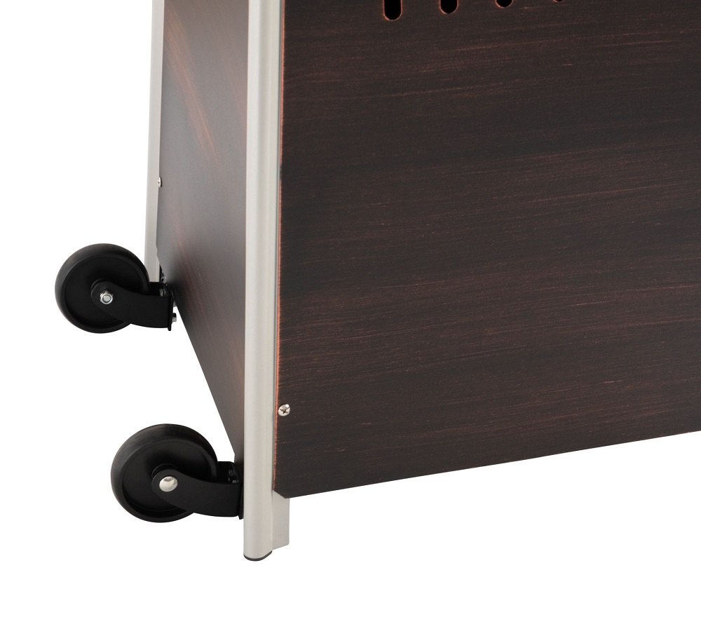 Fire Sense Coronado Brushed Bronze Pyramid Flame Patio Heater - 62263