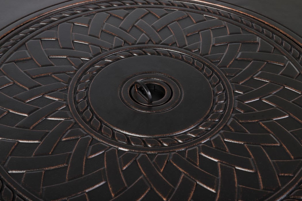 Fire Sense 33 Inch Wagner Round Propane Gas Fire Pit