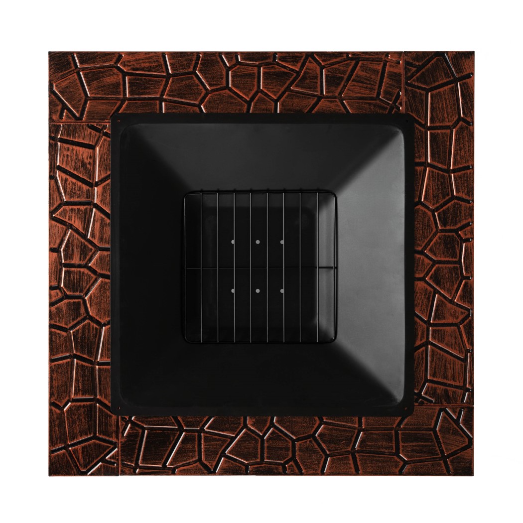 Fire Sense Foxdale Square Wood-Burning Fire Pit