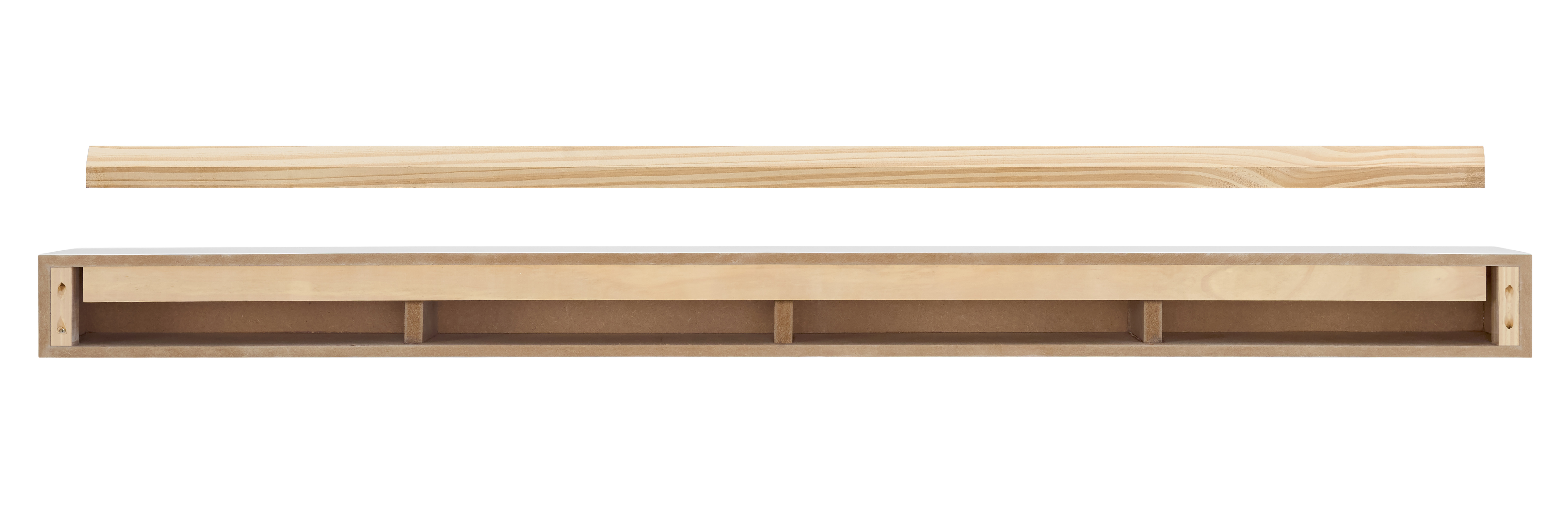 Pearl Mantels 72 Inch Tyler MDF Floating Mantel Shelf