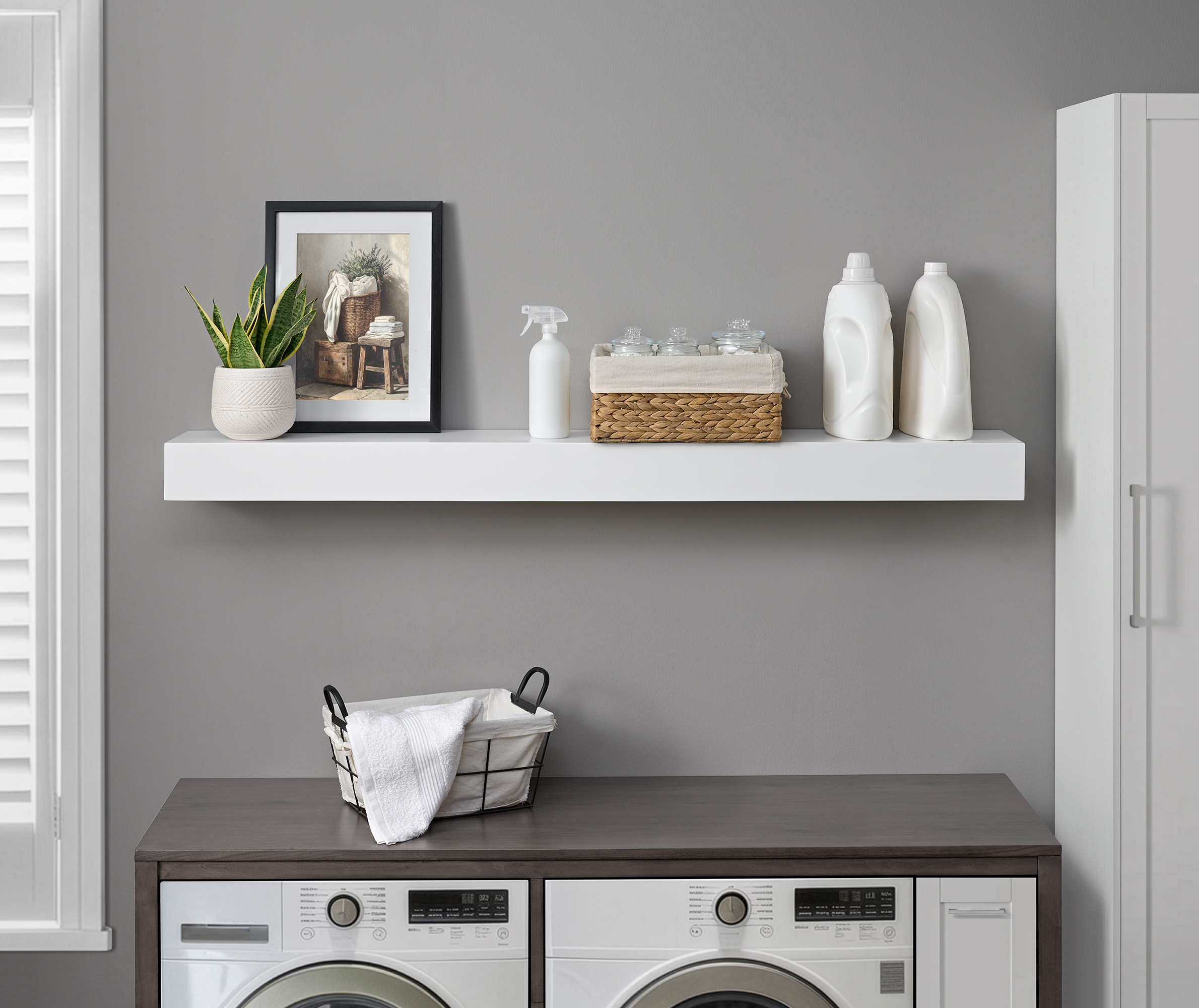 Pearl Mantels 60 Inch Tyler MDF Floating Mantel Shelf
