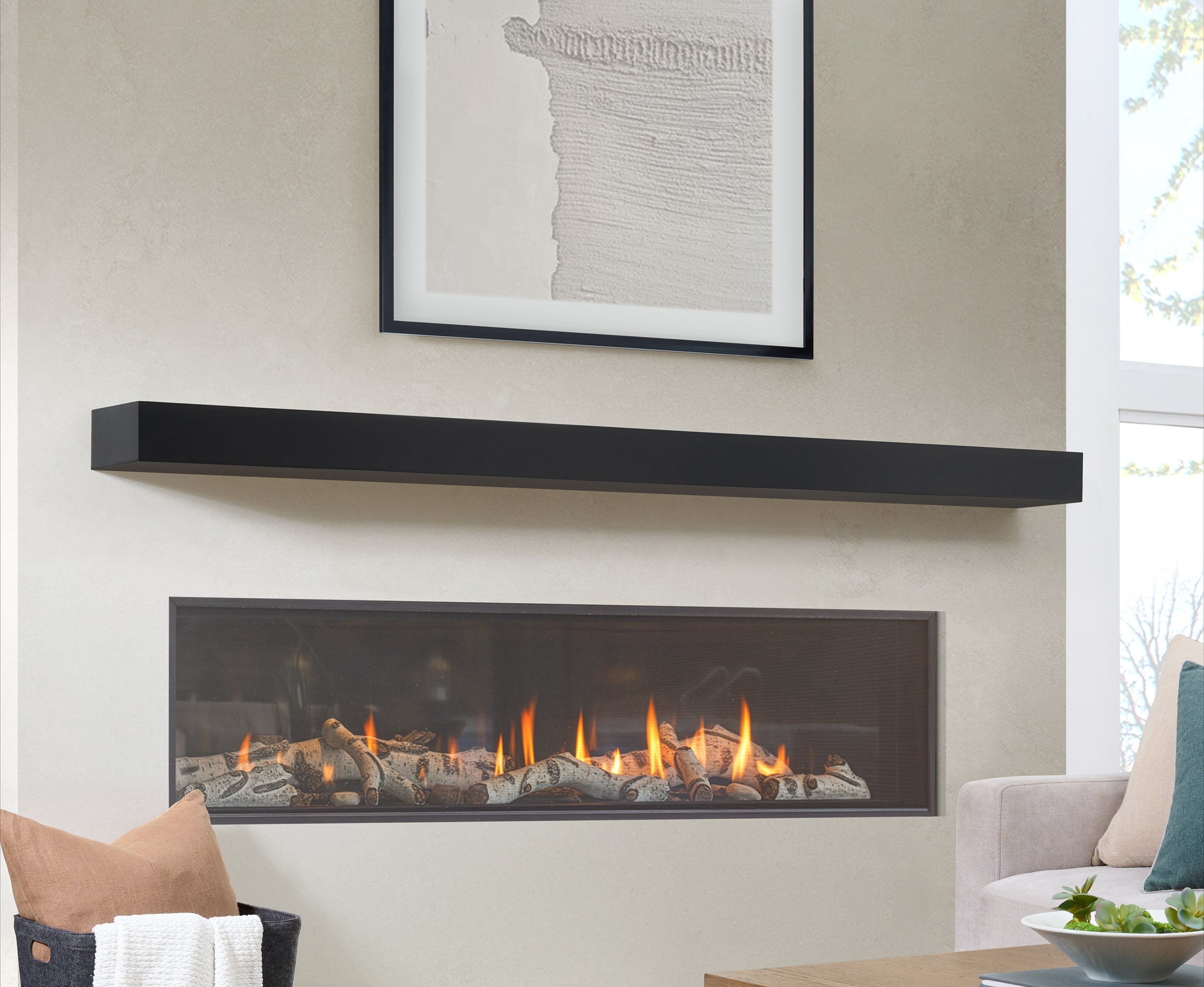 Pearl Mantels 60 Inch Tyler MDF Floating Mantel Shelf