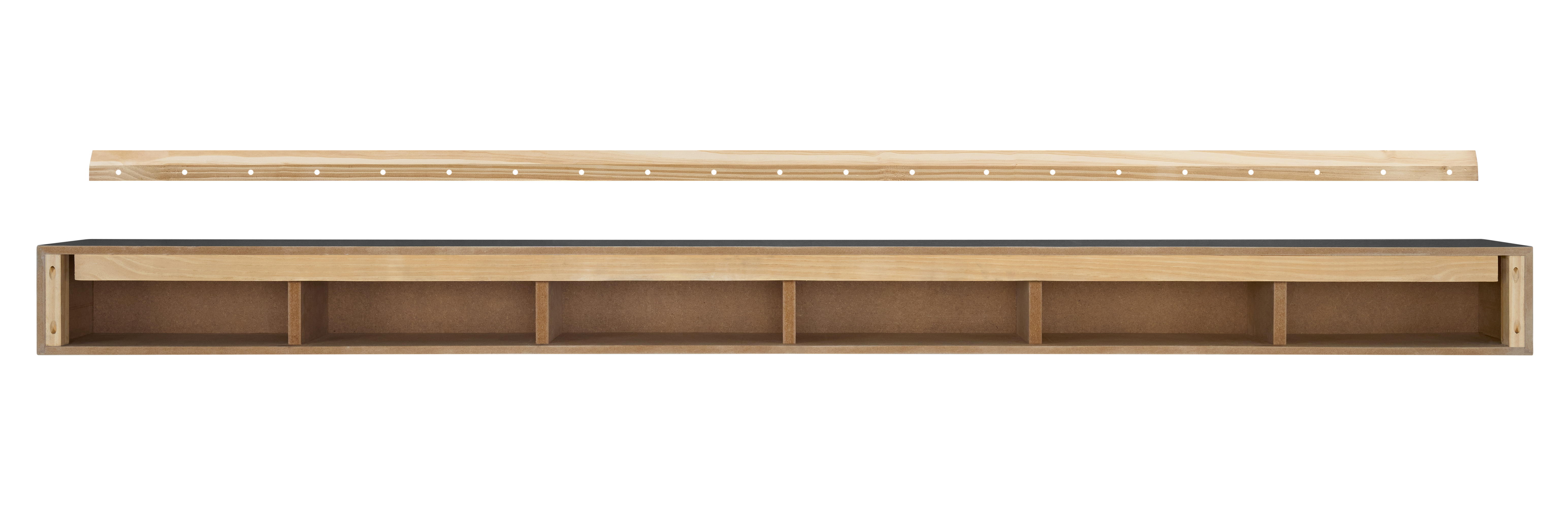 Pearl Mantels 72 Inch Sam MDF Floating Mantel Shelf