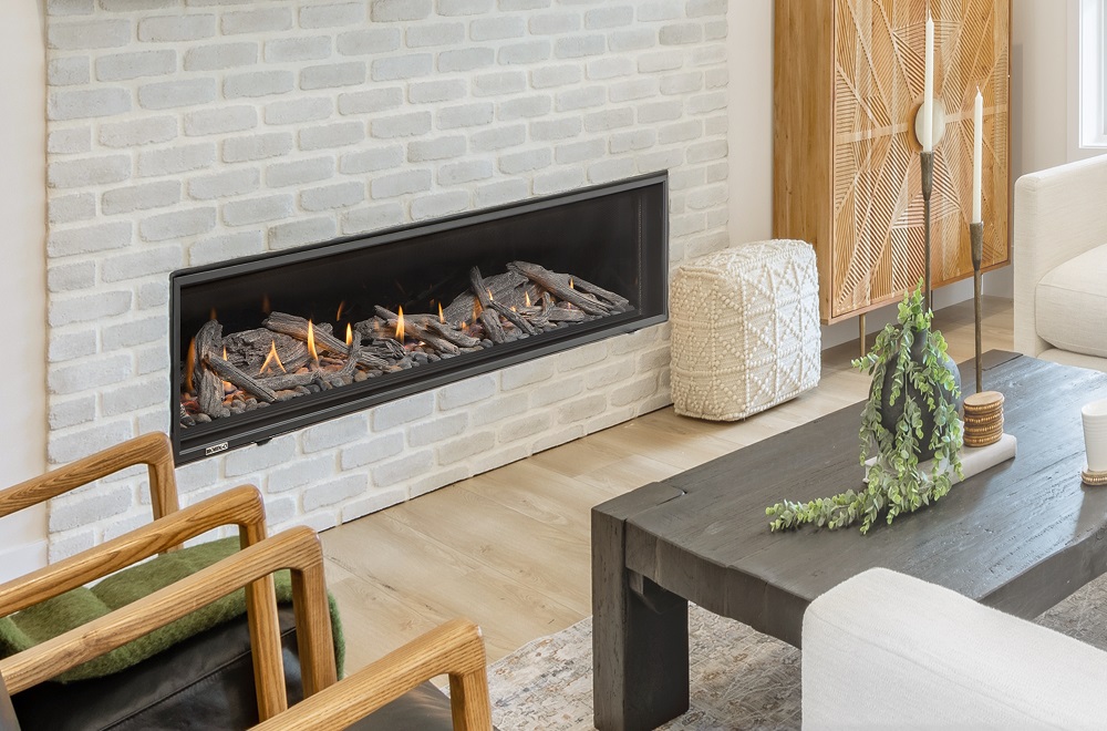 Montigo 72 Inch DelRay Full Load Linear Direct Vent Gas Fireplace