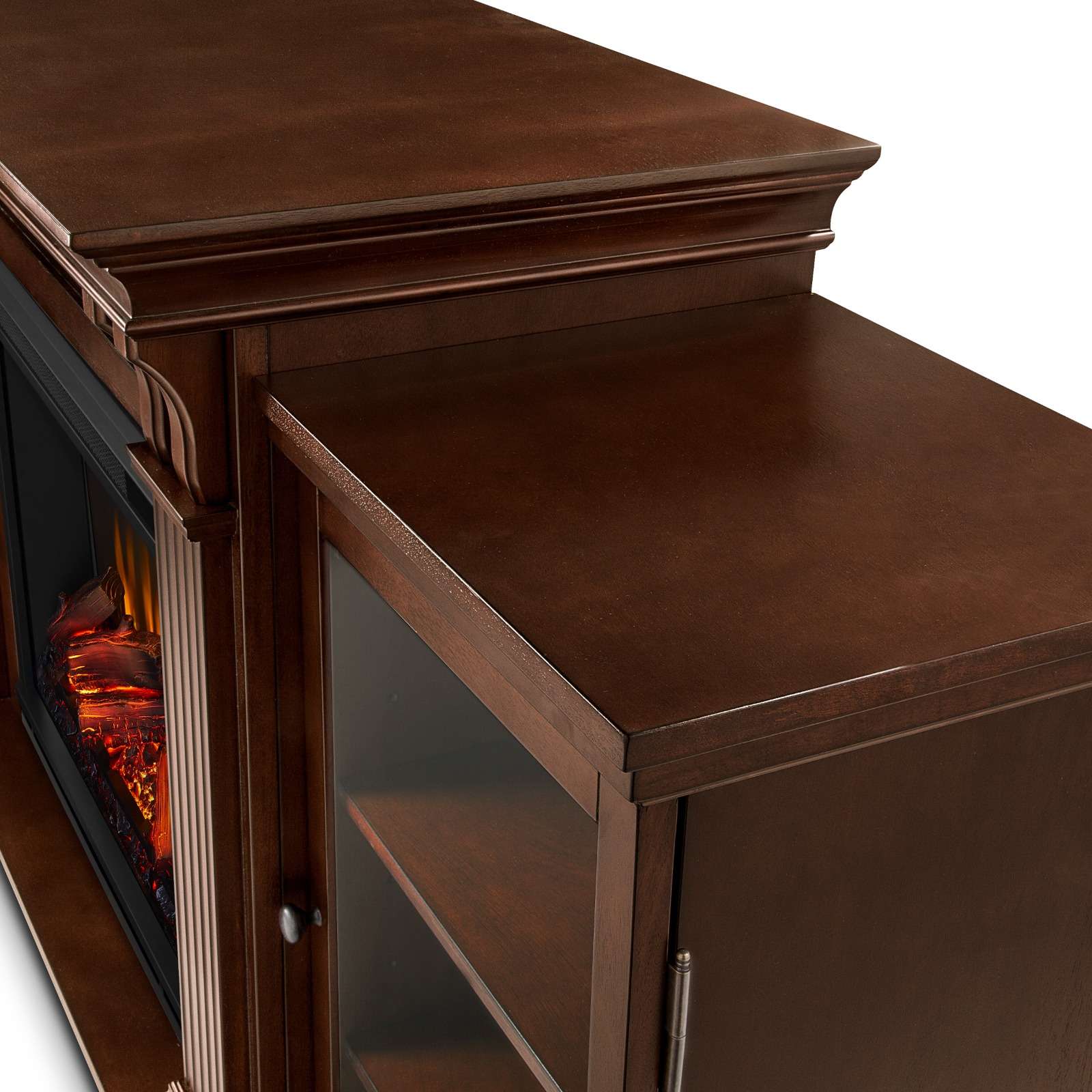 Real Flame 67 Inch Calie Electric Fireplace TV Stand