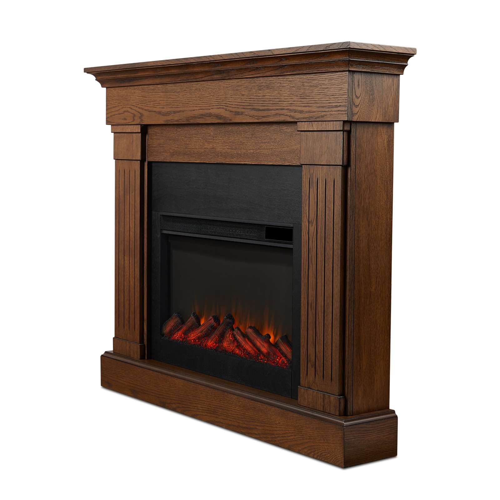 Real Flame 48 Inch Crawford Electric Fireplace with Mantel
