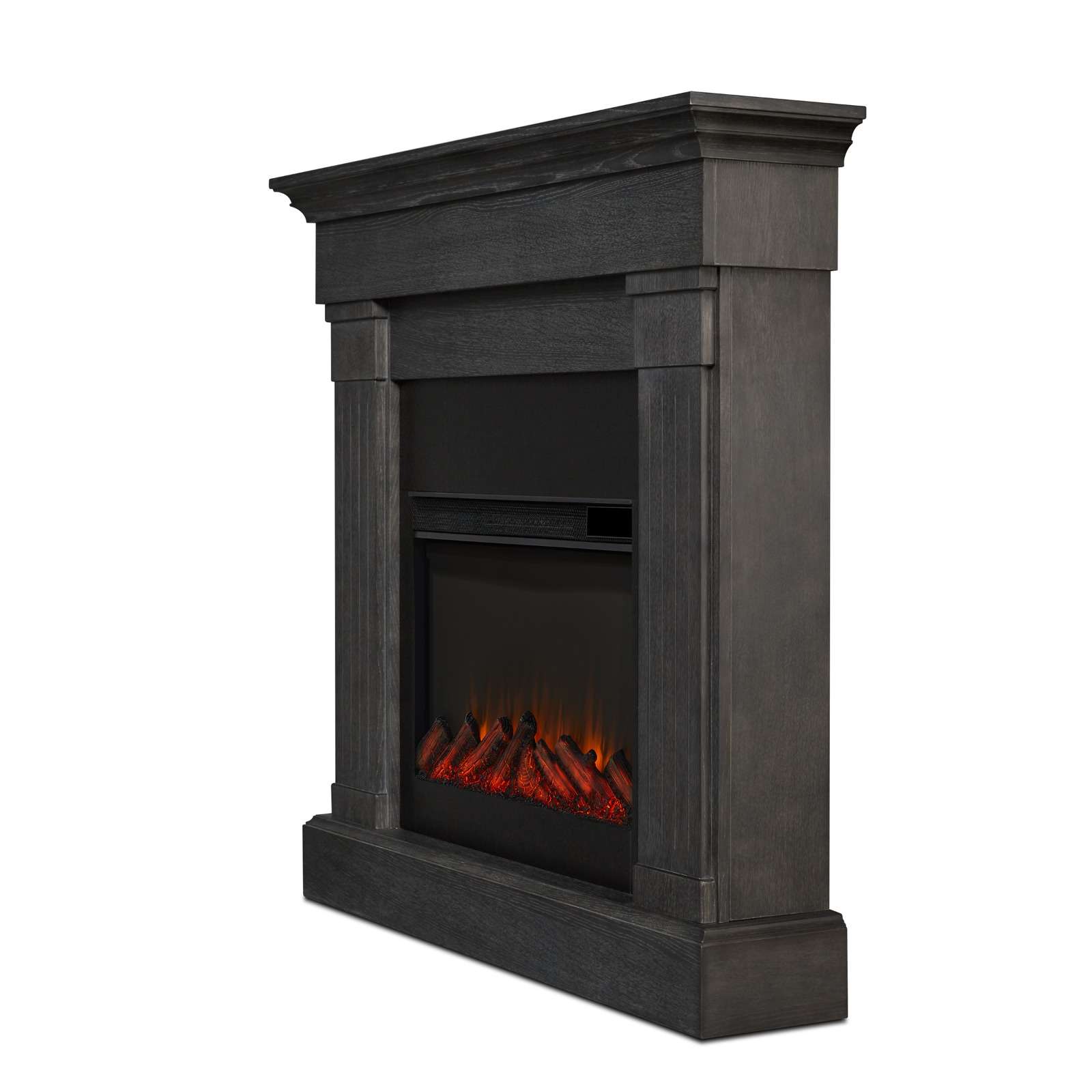 Real Flame 48 Inch Crawford Electric Fireplace with Mantel