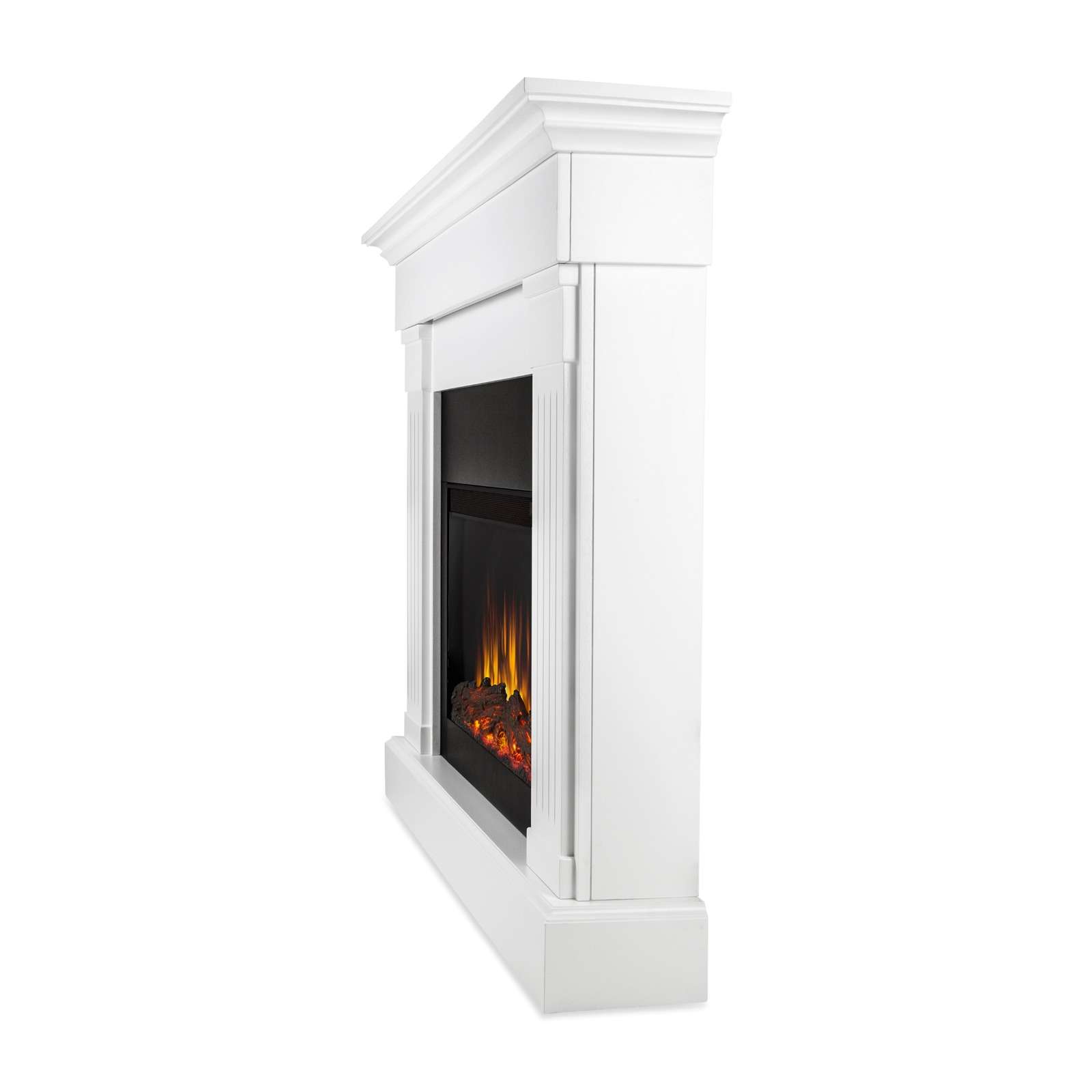 Real Flame 48 Inch Crawford Electric Fireplace with Mantel